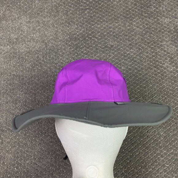 Outdoor Research Hat Seattle Sombrero Kids M/L Magenta Purple Gray Rain Boonie - Picture 9 of 12